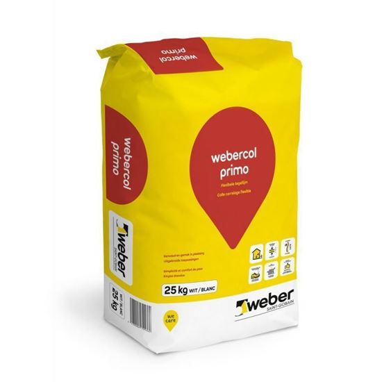 Image de Webercol Primo Wit 25kg