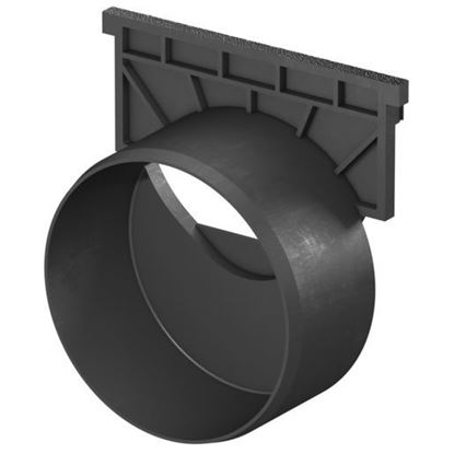 Picture of ACO universal plastic with side  spout  Ø110 mm tbv ACO Hexaline en ACO Euroline