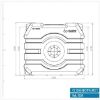 Image de Rechthoekige regenwaterput 1500L