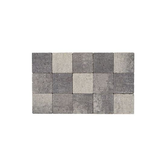 Image de Bouwpunt Klinker Getrommeld 15x15x6 Grijs-Zwart