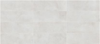 Image de Wandtegel Saloni - Metallo blanco 30x90