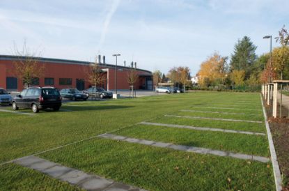 Image de ACO Hexagrass dalle gazon vert pour un pelouse carrossable 580 x 390 x 38 mm