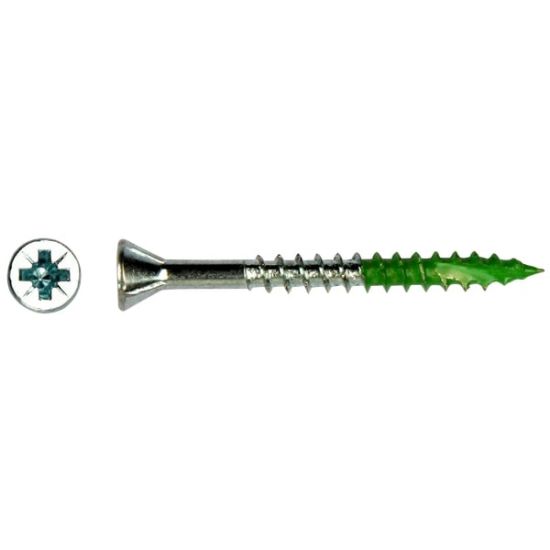 Image de MDF Schroef PFS-M VZK Kruis 3.5 x 45 Groen 500st/doos