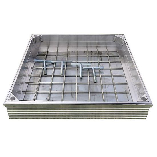 Image de Alu Klinkerdeksel Basic Line - 40x40x8CM