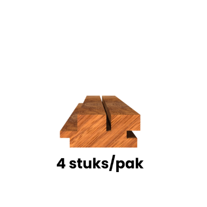 Image de Thermowood Godo Frake 1150x70x34 mm