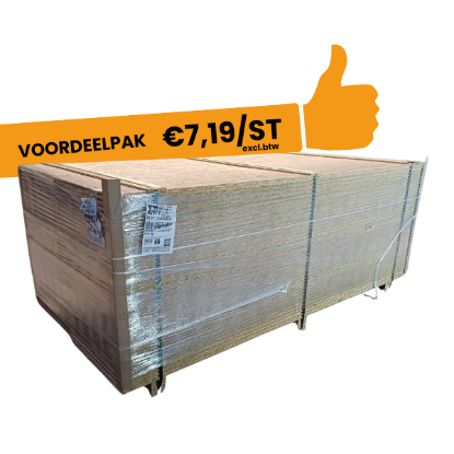 OSB 3 plaat 12mm tand en groef
