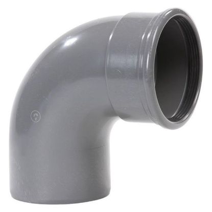 PVC BOCHT Ø250 90° M/S