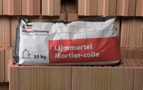 Image de Ploegsteert Thermoblok lijmmortel 25kg
