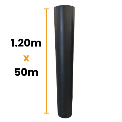 Image de Stucloper Protectiekarton Zwaar Exterior Zwart 60m2