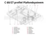 Image de Profilé U horizontal Metal stud 75mm x 4m