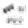 Image de Waterpasserende klinker Strike 22x7,3x8 cm Lotkeuze